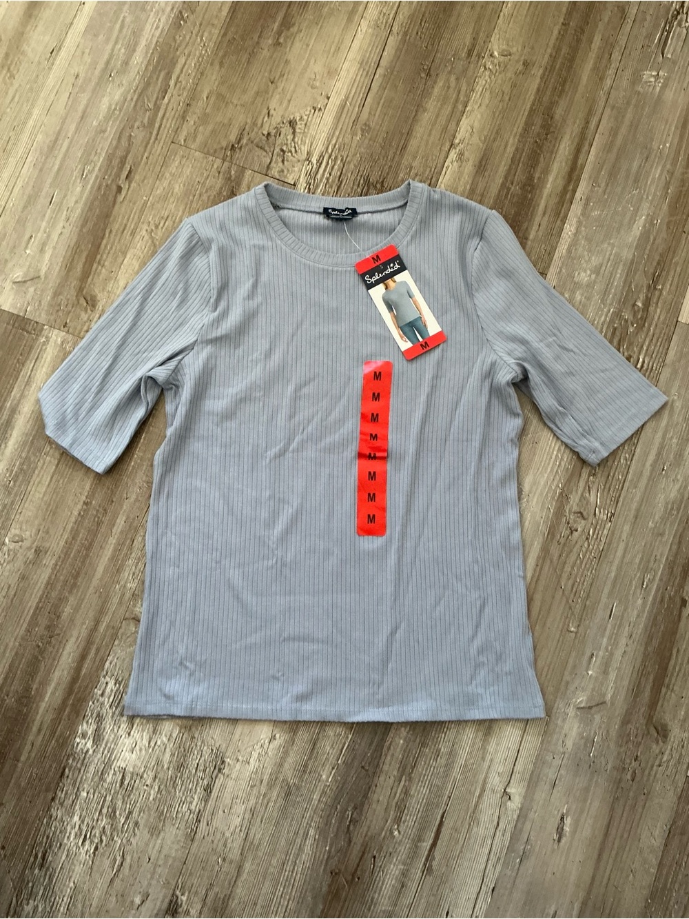 Splendid Ribbed Short Sleeve Tee